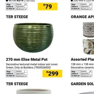 Cover at Builders Warehouse
