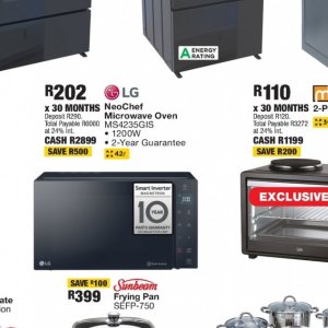 Microwave oven at OK Furniture