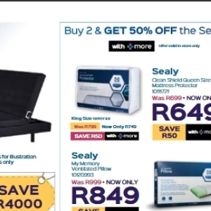 Mattress protector at Sleepmasters