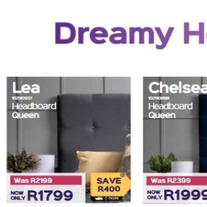 Headboard at Sleepmasters