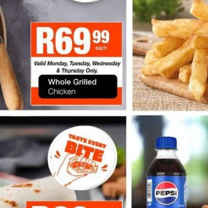 Grilled chicken at Take n Pay