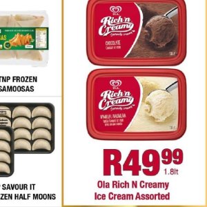 Ice cream at Take n Pay