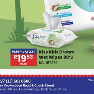 Wet wipes at Africa Cash and Carry