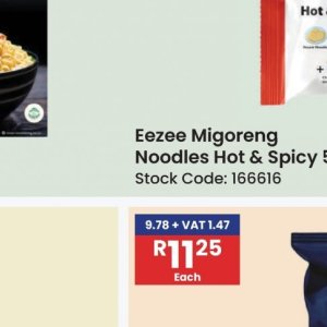 Noodles at Africa Cash and Carry