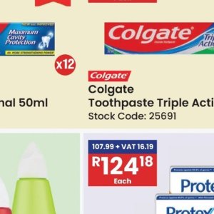 Toothpaste at Africa Cash and Carry