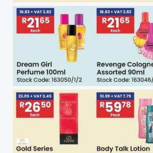 Perfume at Africa Cash and Carry