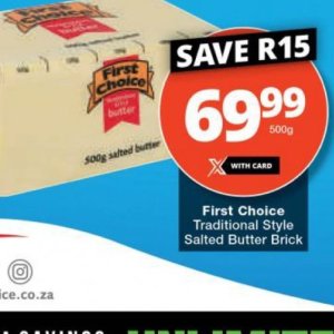 Butter at Checkers
