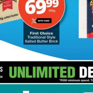 Butter at Checkers