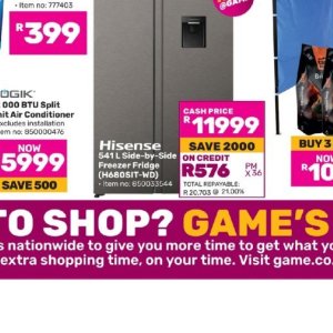 Fridge at Game