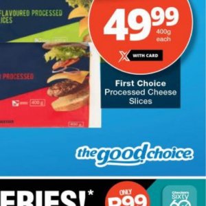 Cheese at Checkers