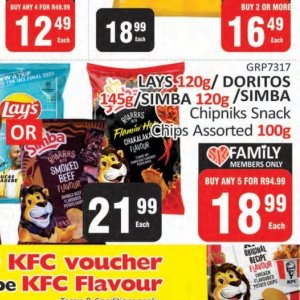 Chips at Kit Kat Cash&Carry