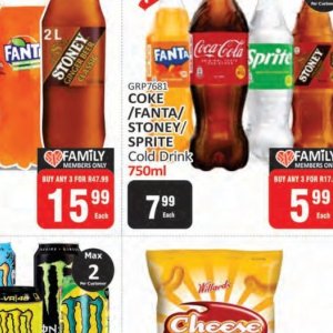 Fizzy drink at Kit Kat Cash&Carry