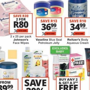Petroleum jelly at Checkers