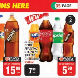 Fizzy drink at Kit Kat Cash&Carry