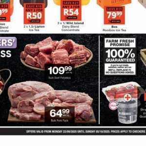 Beef at Checkers Hyper