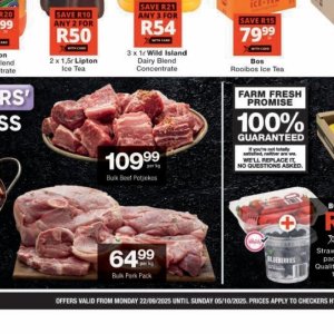 Pork at Checkers Hyper