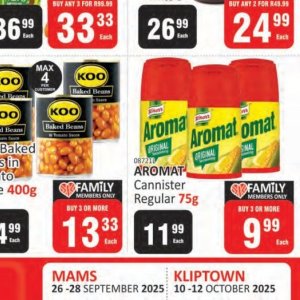  aroma at Kit Kat Cash&Carry