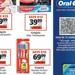 Toothpaste colgate  at Checkers