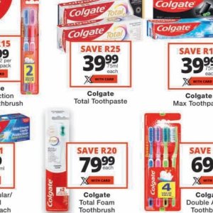 Toothpaste colgate  at Checkers