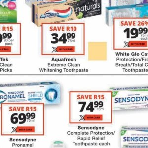 Toothpaste aquafresh  at Checkers