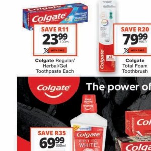 Toothpaste colgate  at Checkers