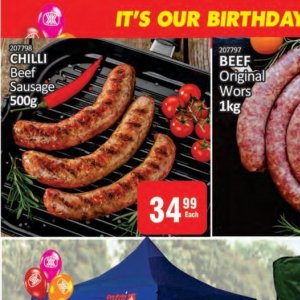 Sausage at Kit Kat Cash&Carry