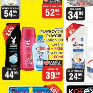 Body lotion at Kit Kat Cash&Carry