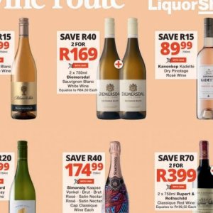 Wine at Checkers