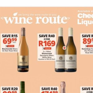 Wine at Checkers