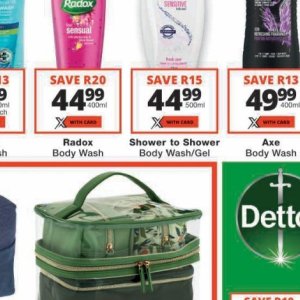 Shower at Checkers