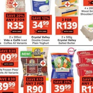 Yoghurt at Checkers