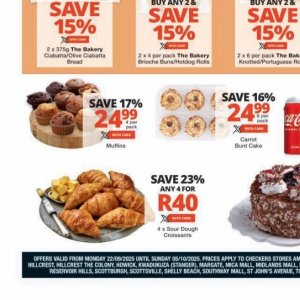 Muffins at Checkers