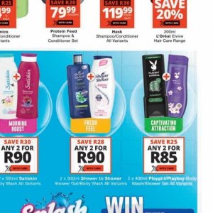 Shower at Checkers