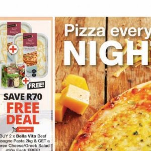 Pizza at Checkers