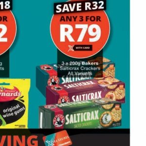 Crackers at Checkers