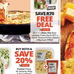 Lasagne at Checkers