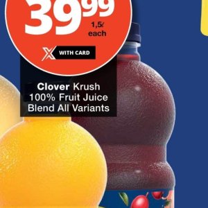 Juice at Checkers