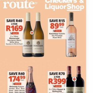 Wine at Checkers