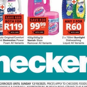 Stain remover at Checkers