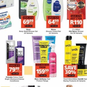 Shower gel nivea  at Checkers