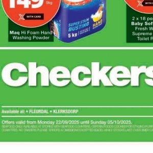 Seafood at Checkers Hyper