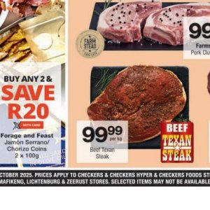 Beef at Checkers