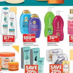 Shampoo at Checkers