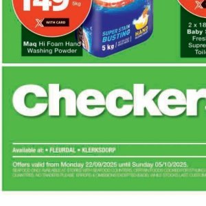 Seafood at Checkers Hyper