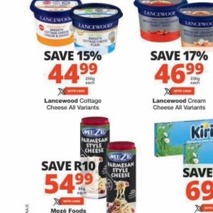 Cottage cheese at Checkers