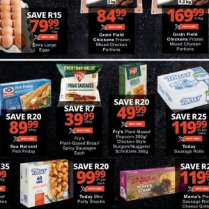 Sausages at Checkers
