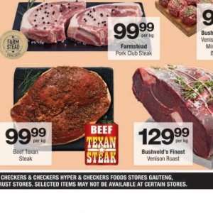 Beef at Checkers