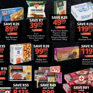 Sausages at Checkers