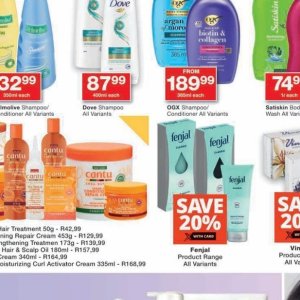 Shampoo at Checkers