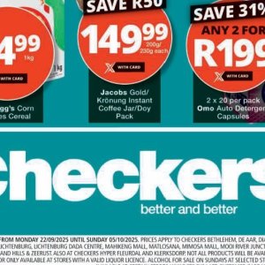 Coffee jacobs  at Checkers